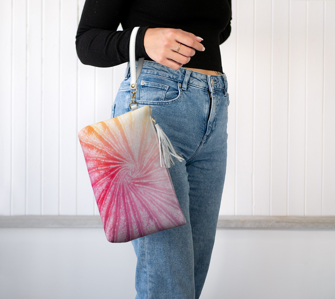 Trousse à maquillage en cuir végane