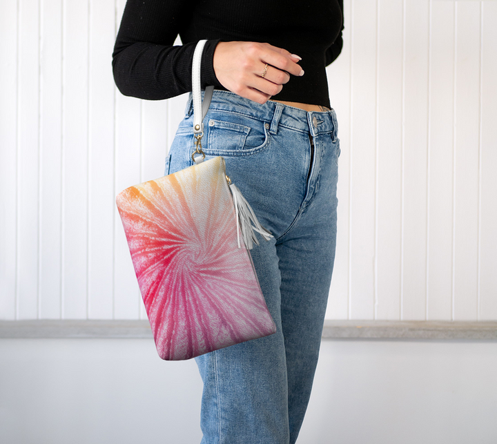 Trousse à maquillage en cuir végane