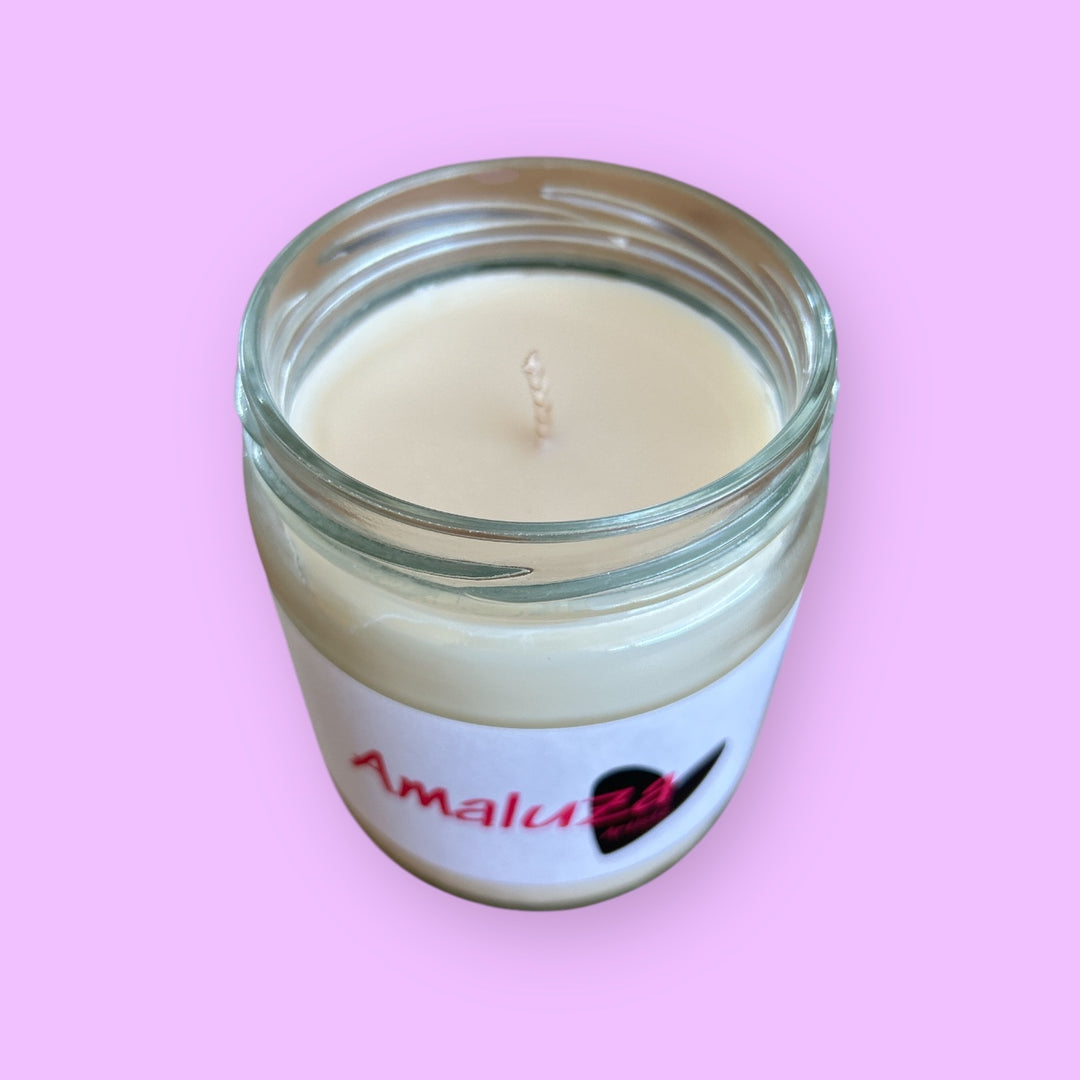 Bougie de soya naturelle - Fleur de pommier et Lavande