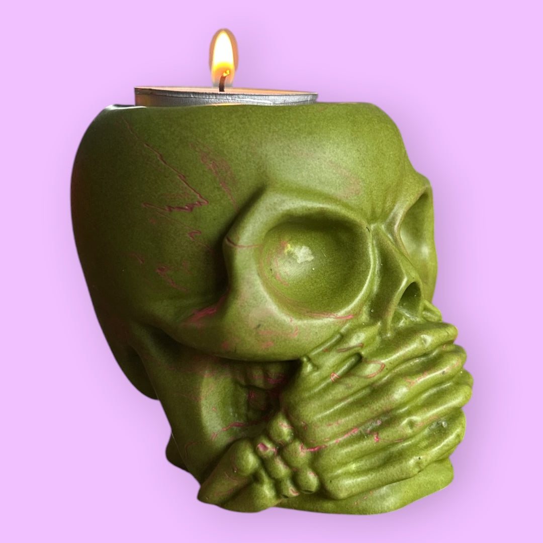 BOUGEOIR CRÂNE POP 💀