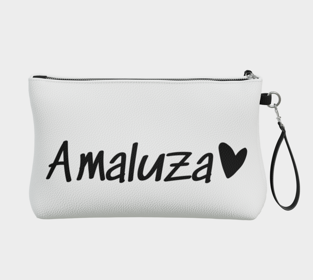 Trousse à maquillage en cuir végane